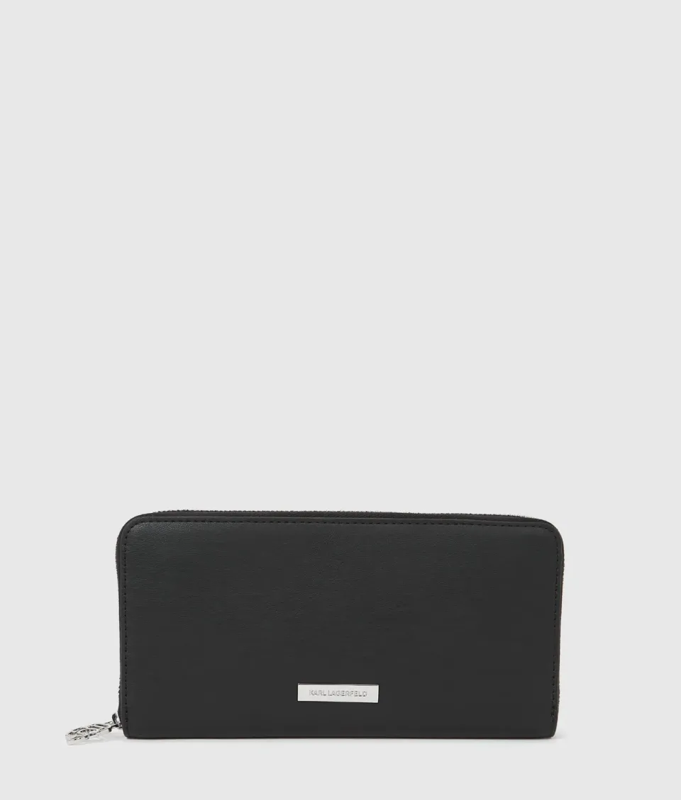 Karl Lagerfeld Ikon Continental Wallet glatt One Size