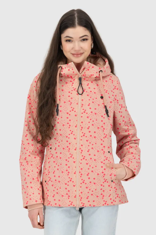 Alife & Kickin LilouAK B Übergangsjacke Rot Alloverprint