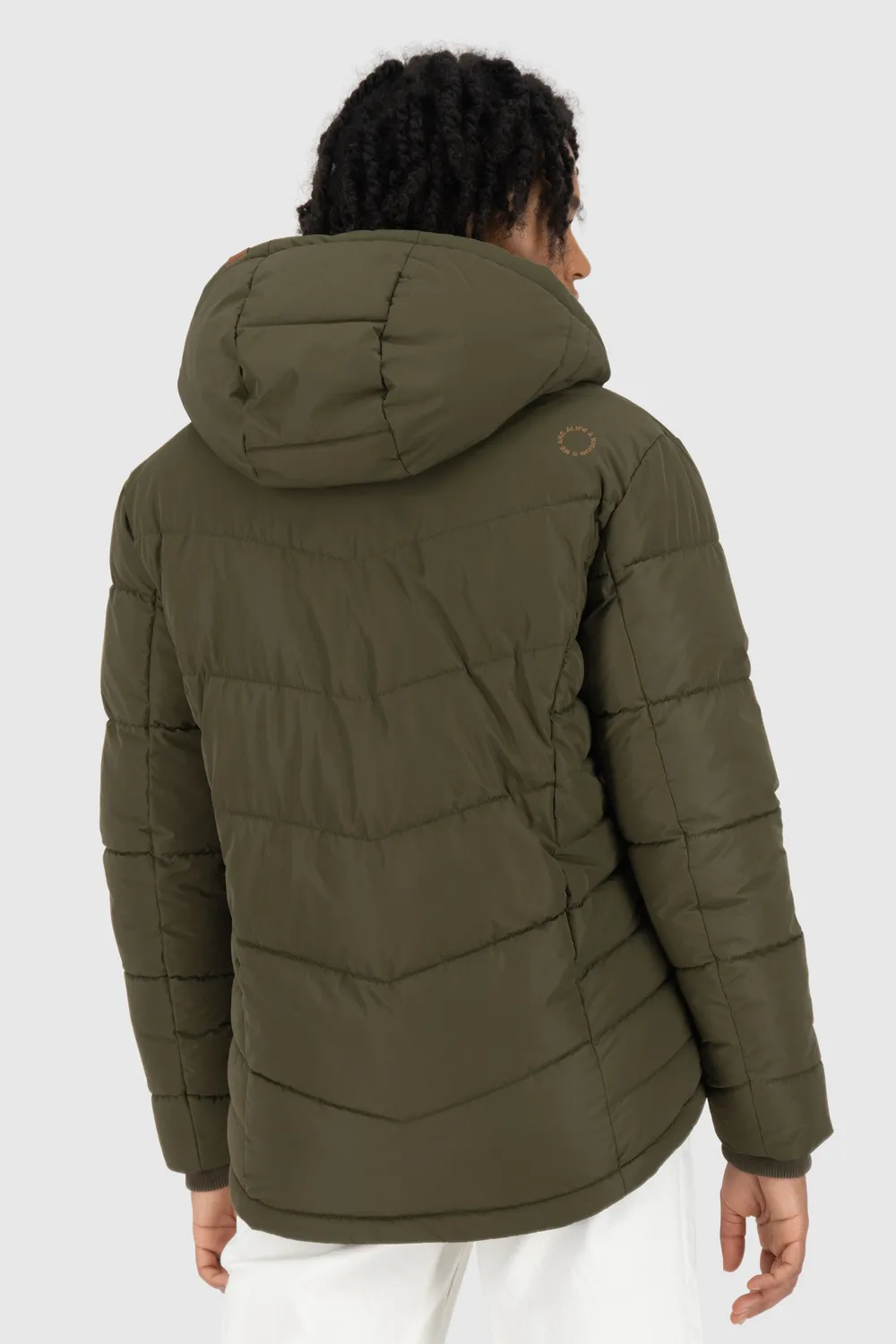 Alife & Kickin JuanaAK A Steppjacke Dunkelgrün Teddyfutter