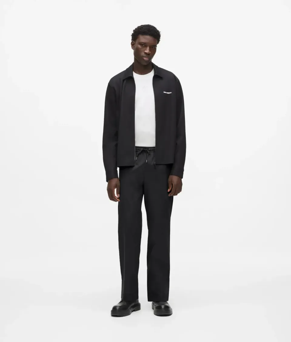 Karl Lagerfeld Drawcord Hose mit Kordelzug elastisch