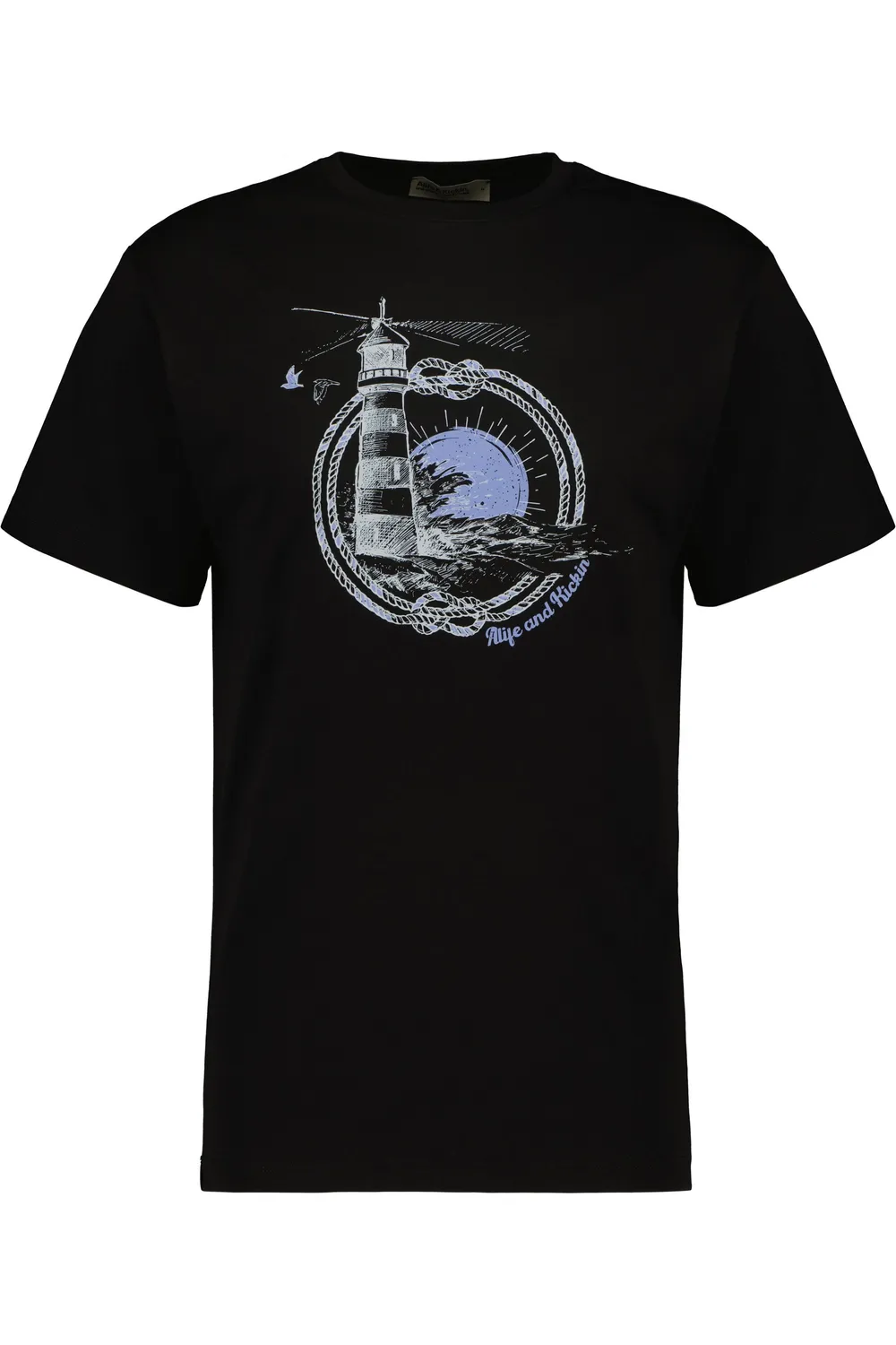 Alife & Kickin BrodyAK P T-Shirt schwarz Herren Baumwolle