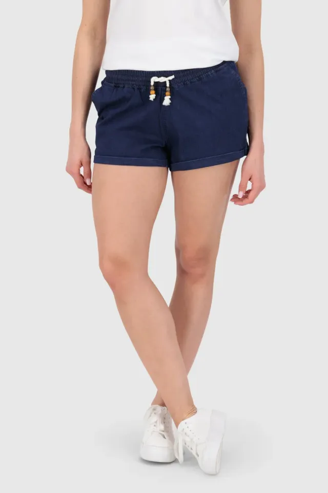 Alife & Kickin AnuAK A DNM Shorts Dunkelblau Denim