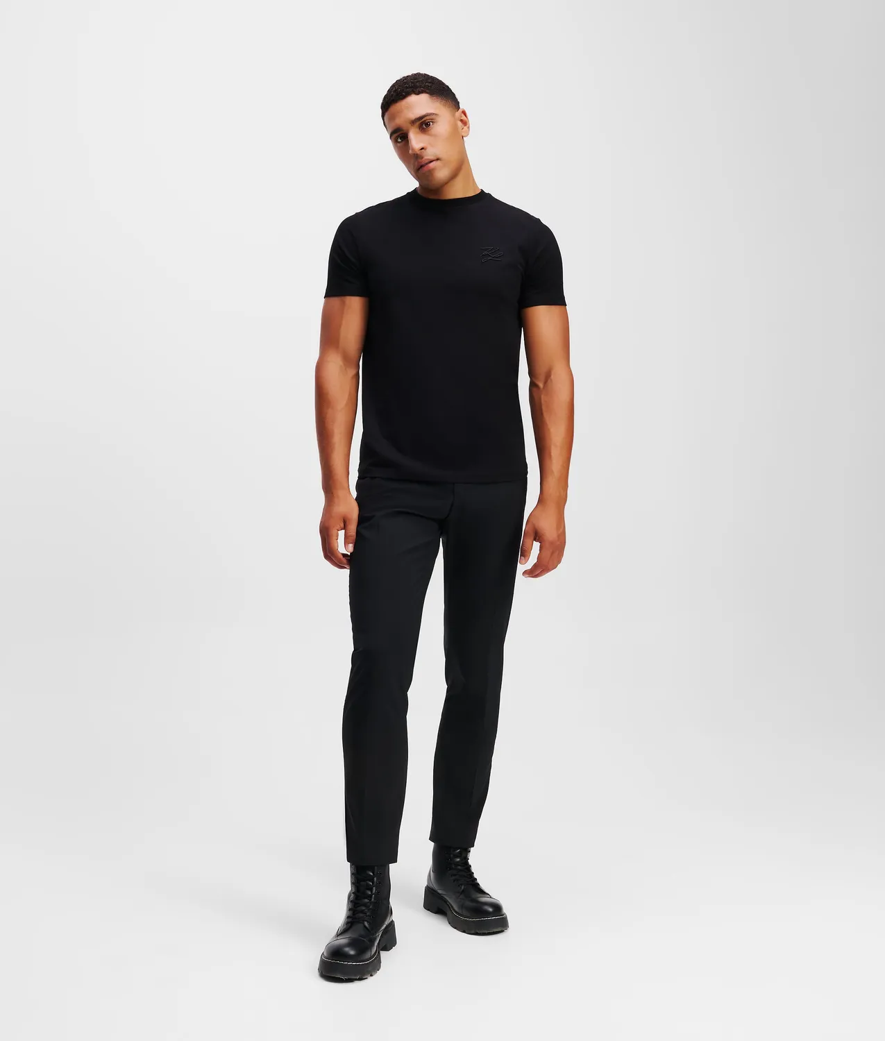 Karl Lagerfeld Eyewear Tailored Hose Anzughose schmal
