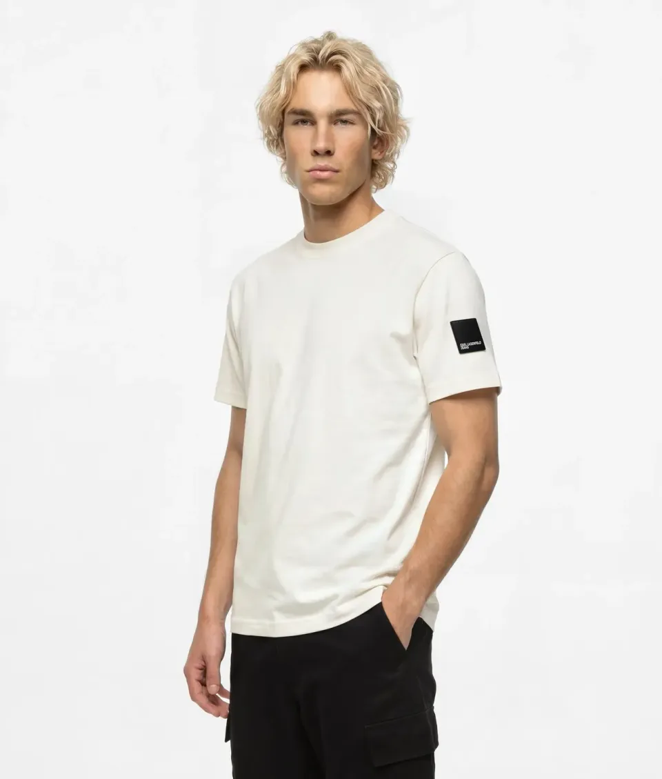 Karl Lagerfeld Jeans Patch Logo T-Shirt Baumwolle
