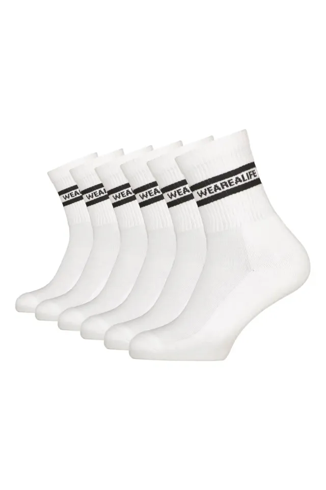 Alife & Kickin DennisAK Crew Socken Herren weiß 6er