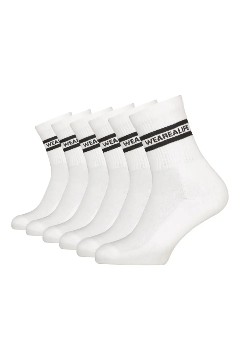 Alife & Kickin DennisAK Crew Socken Herren weiß 6er