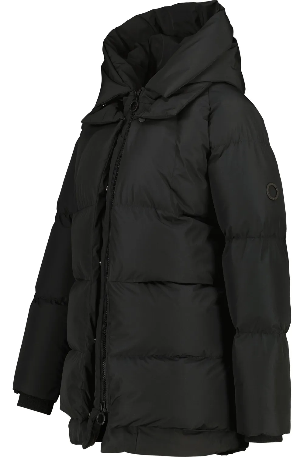 Alife & Kickin LykkeAK A Puffer Parka Schwarz Damen Winter