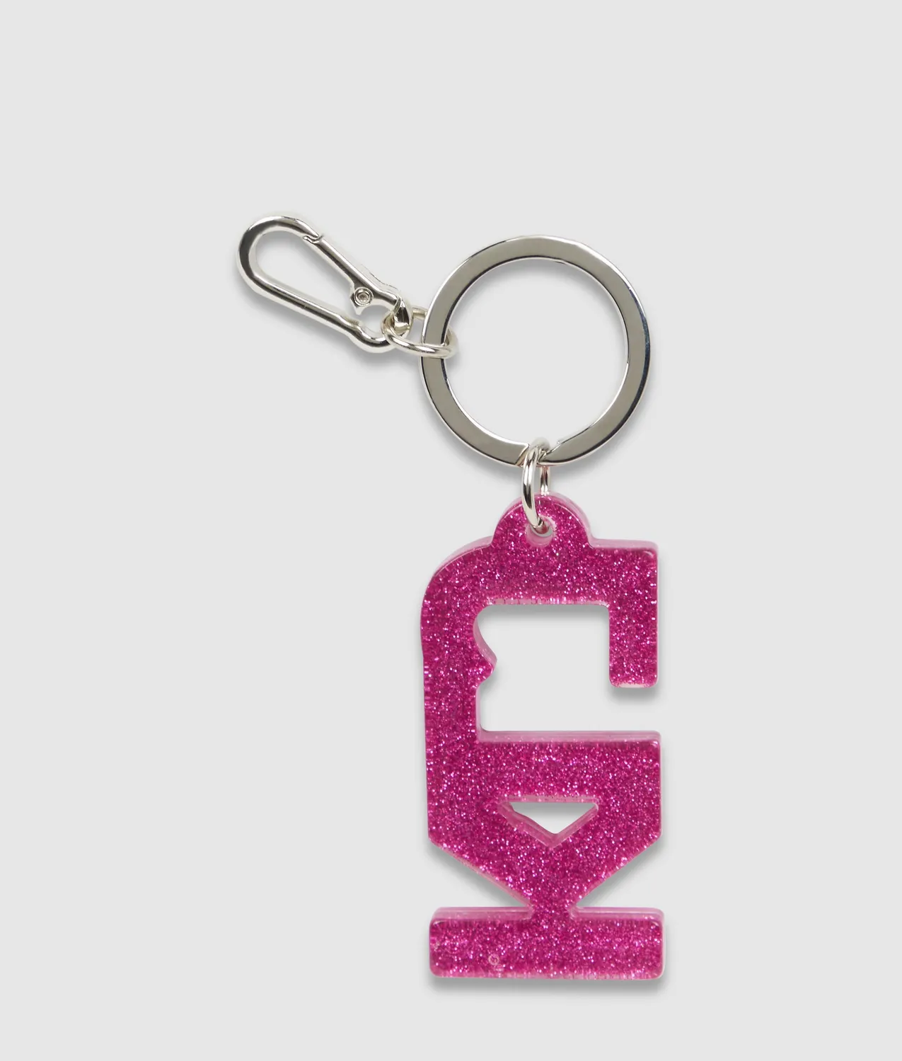 Karl Lagerfeld KL Jeans Glitter Keychain Anhänger Harz