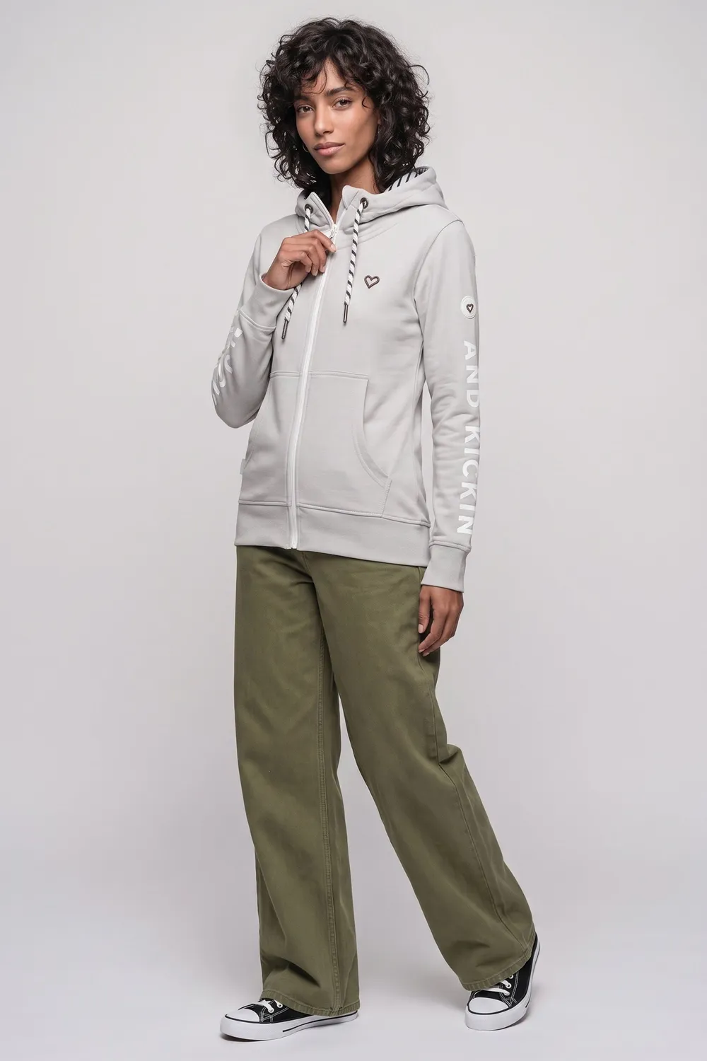 Alife & Kickin JessyAK A Sweatjacke grau