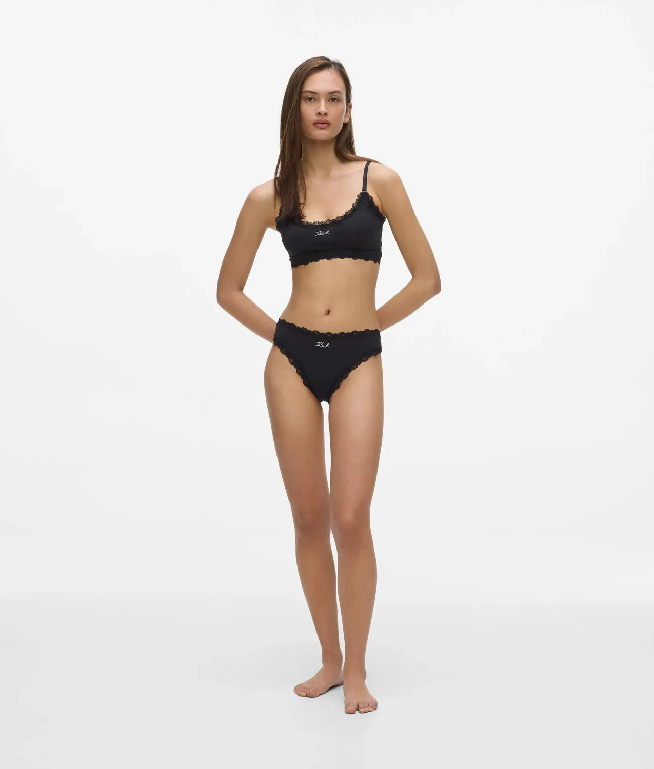 Karl Lagerfeld Signature String 3er-Pack Spitze