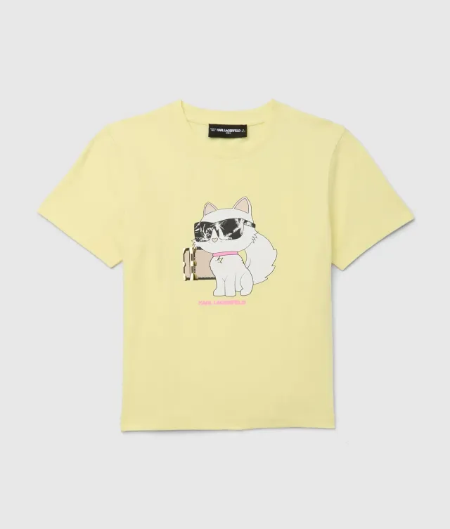 Karl Lagerfeld Kids Ikon Choupette T-Shirt Mädchen Oversize