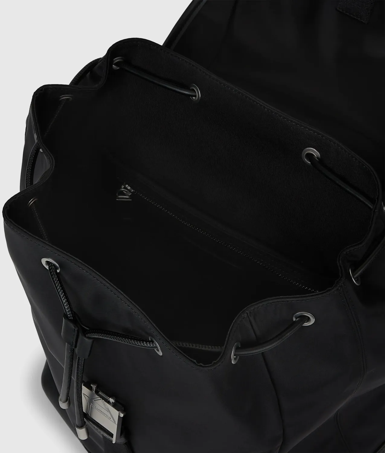 Karl Lagerfeld K/Nylon Buckle Rucksack schwarz Nylon
