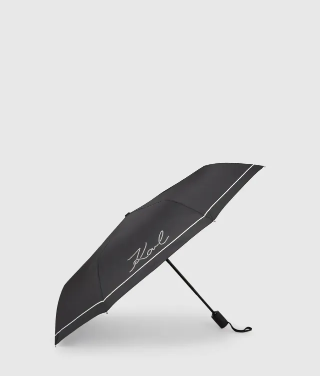 Karl Lagerfeld K/Signature Rope Regenschirm klein