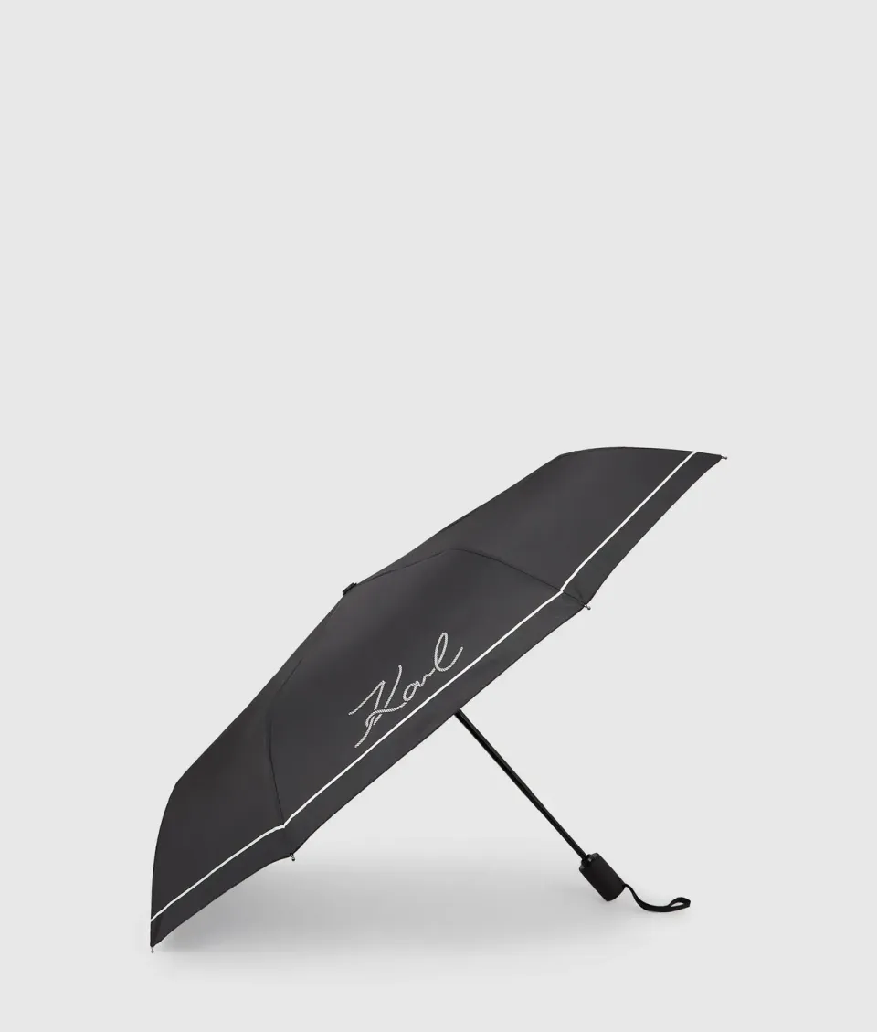 Karl Lagerfeld K/Signature Rope Regenschirm klein