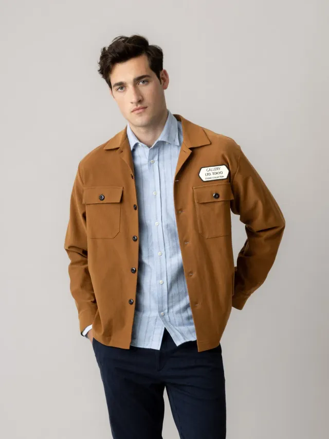 Mos Mosh MMGBassey Tokio Jacket Workwear-Jacke Cocoa Brown