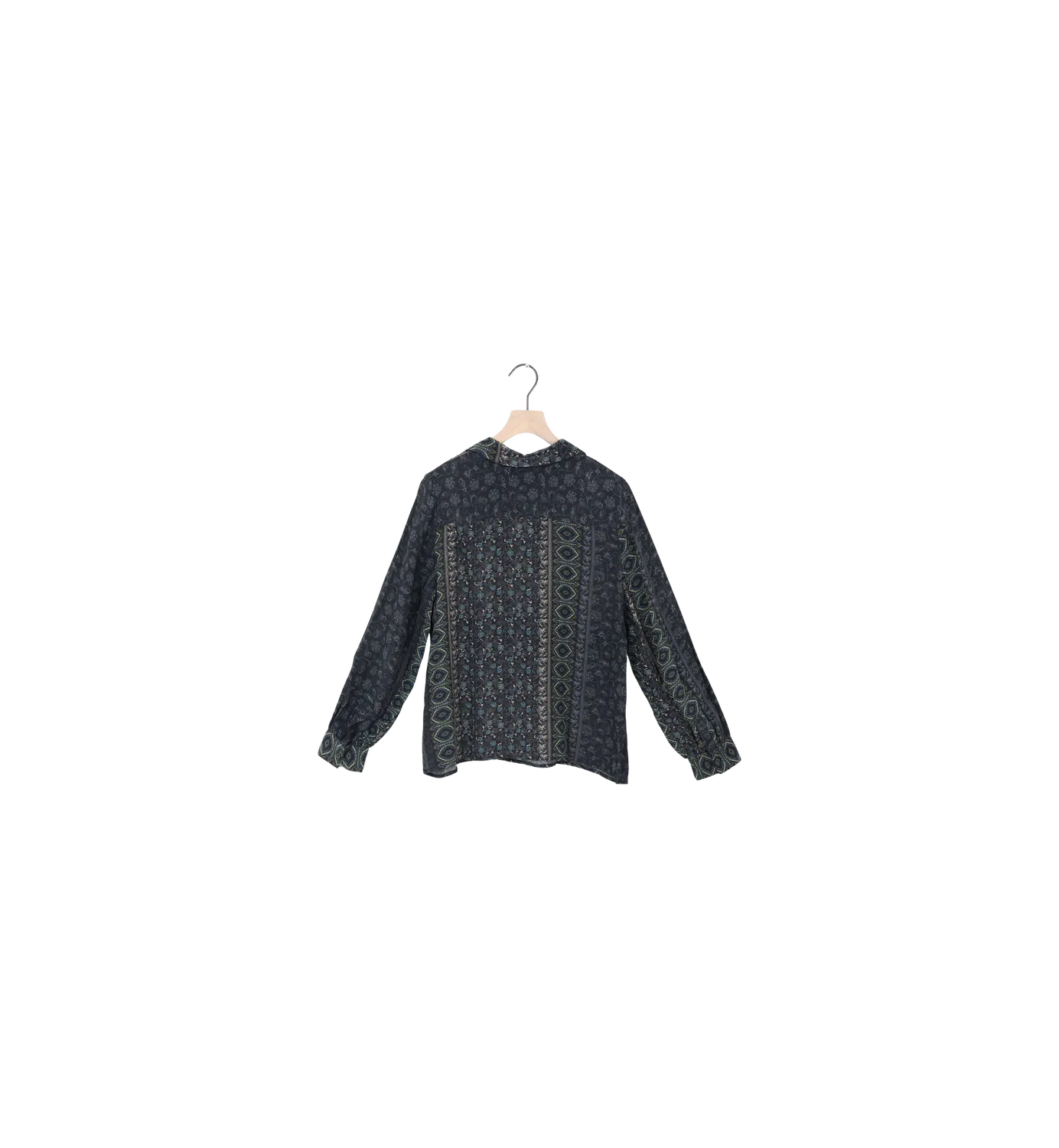 Mos Mosh MMEnfa Border Bluse Schwarz M Viskose