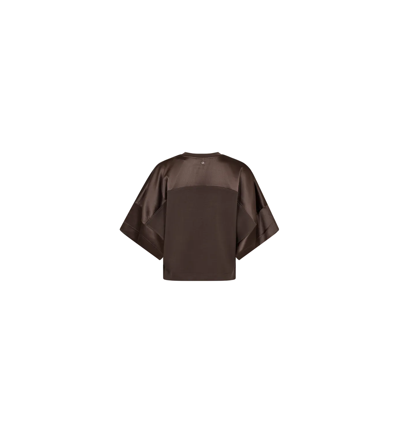 Mos Mosh MMLela Satin Sweatshirt Oversized Kurzarm