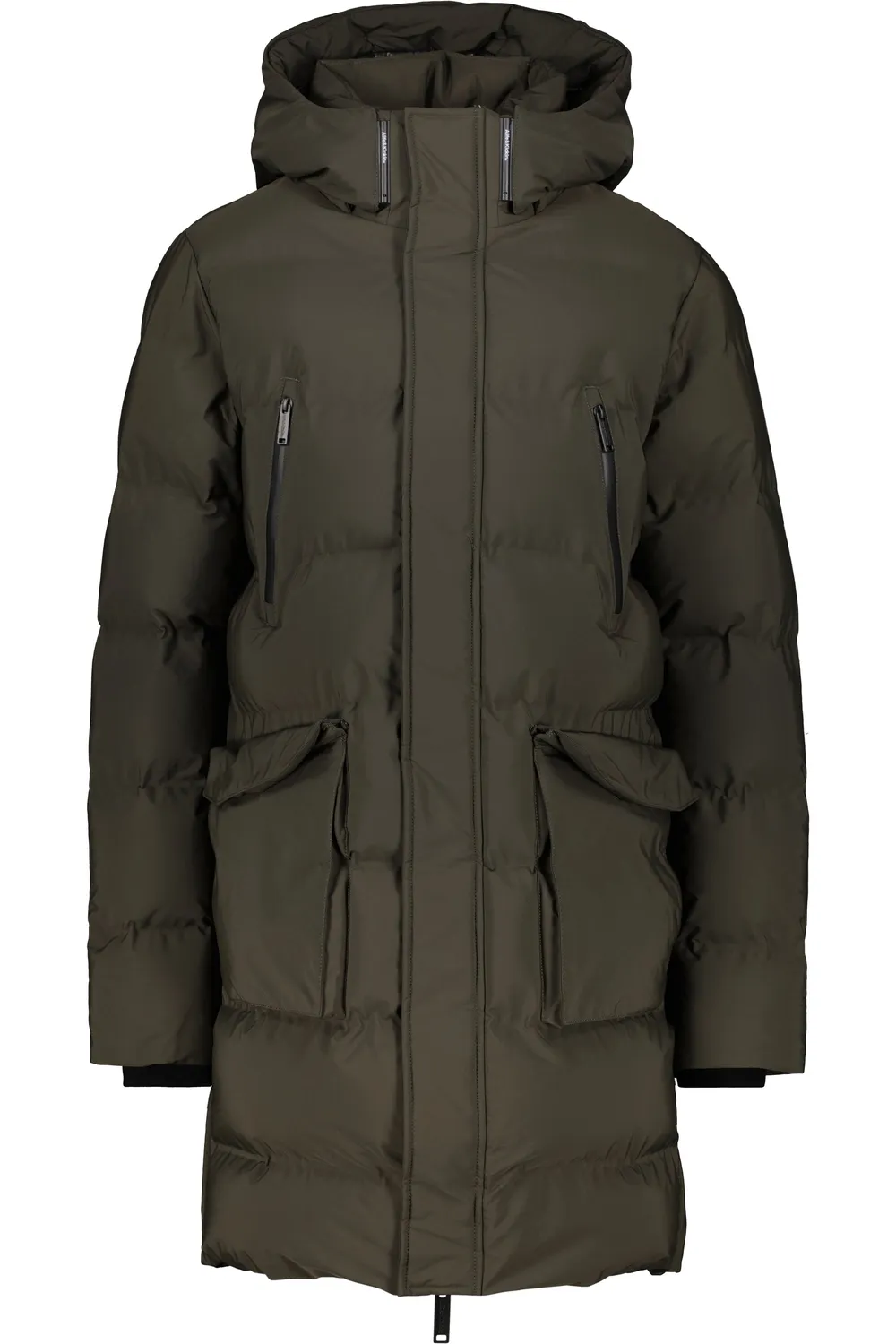 Alife & Kickin SaulAK A Puffer Parka schwarz lang Herren