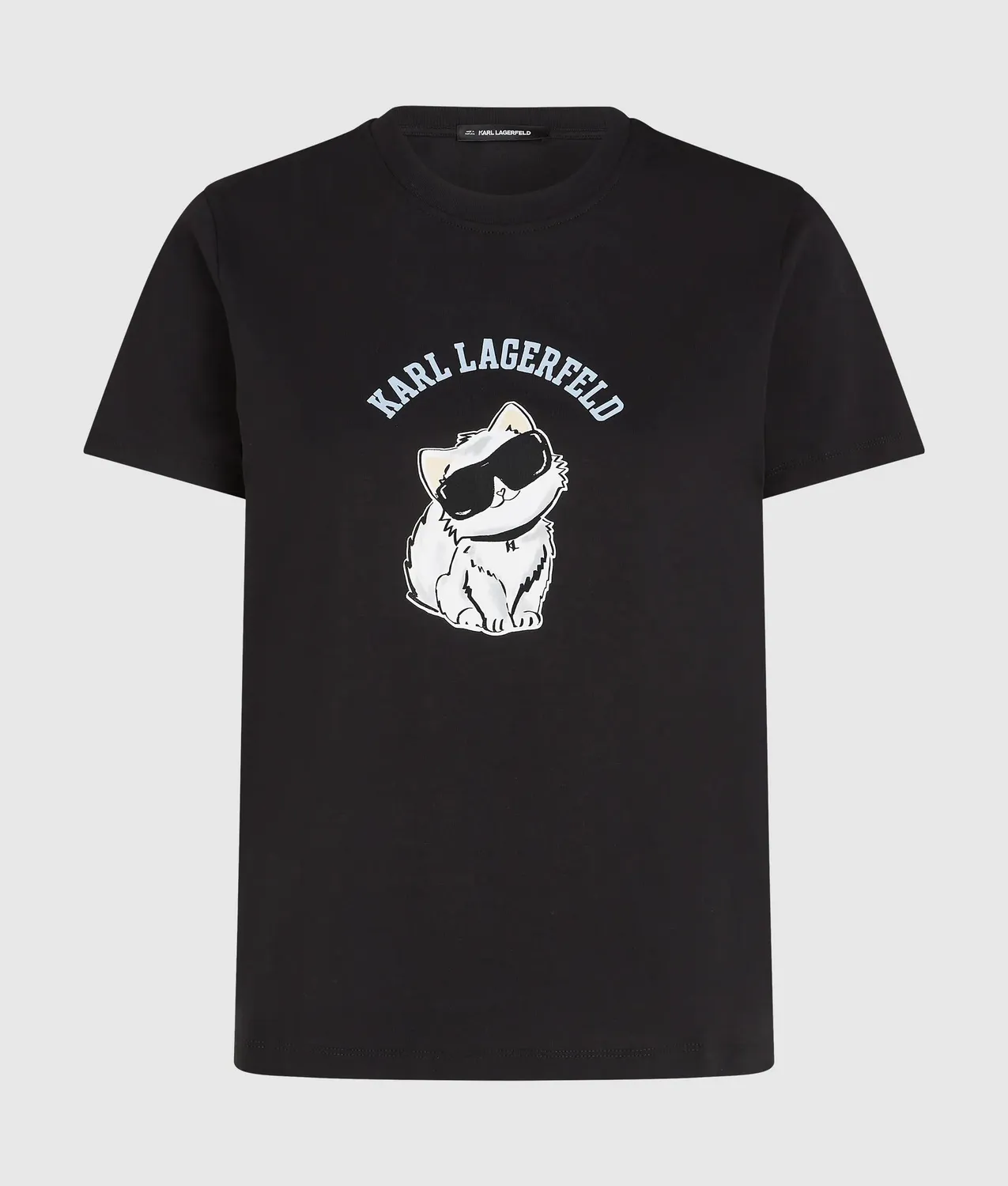 Karl Lagerfeld Ikon Choupette T-Shirt Bio-Baumwolle