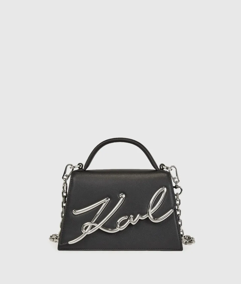 Karl Lagerfeld K/Signature Small Crossbody Tasche Leder