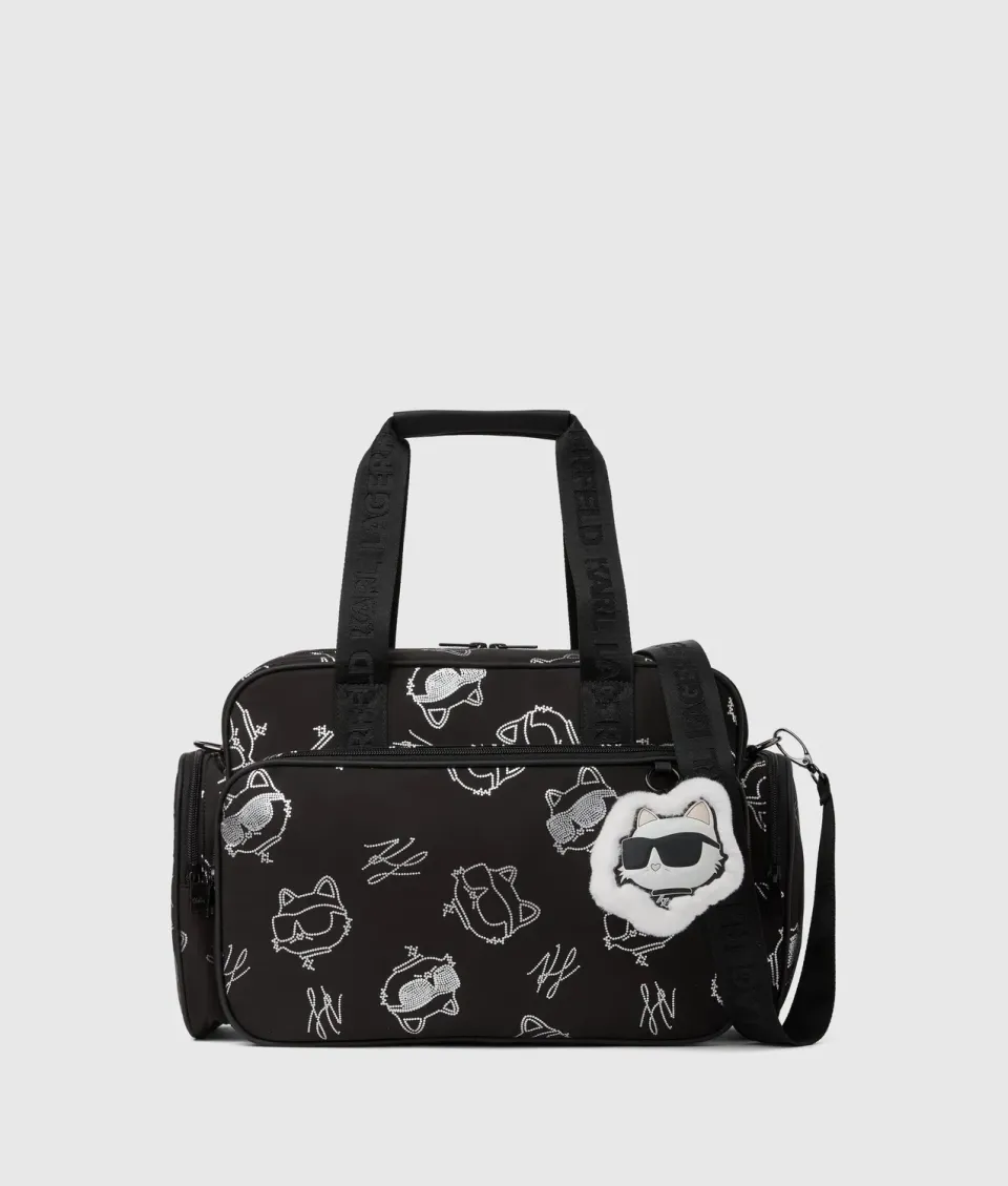 Karl Lagerfeld Ikon Choupette Wickeltasche Baby Zip-Top Gross