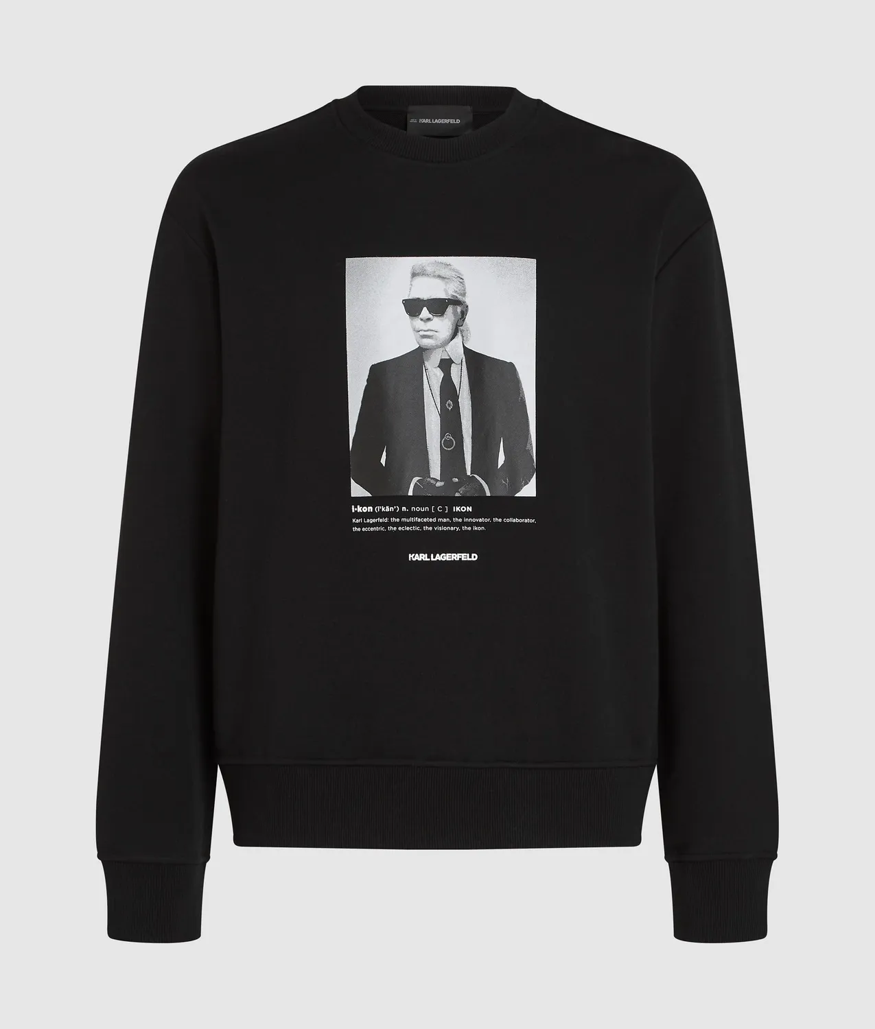 Karl Lagerfeld Karl Portrait Sweatshirt Bio-Baumwolle
