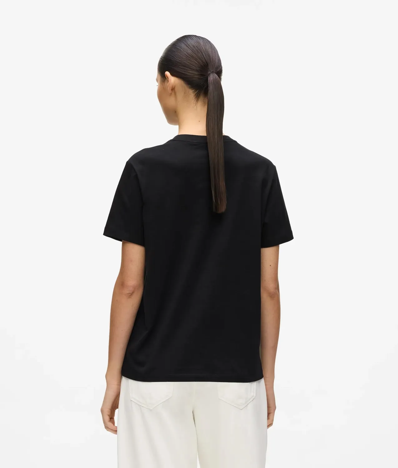 Karl Lagerfeld Signature T-Shirt Bio-Baumwolle regular