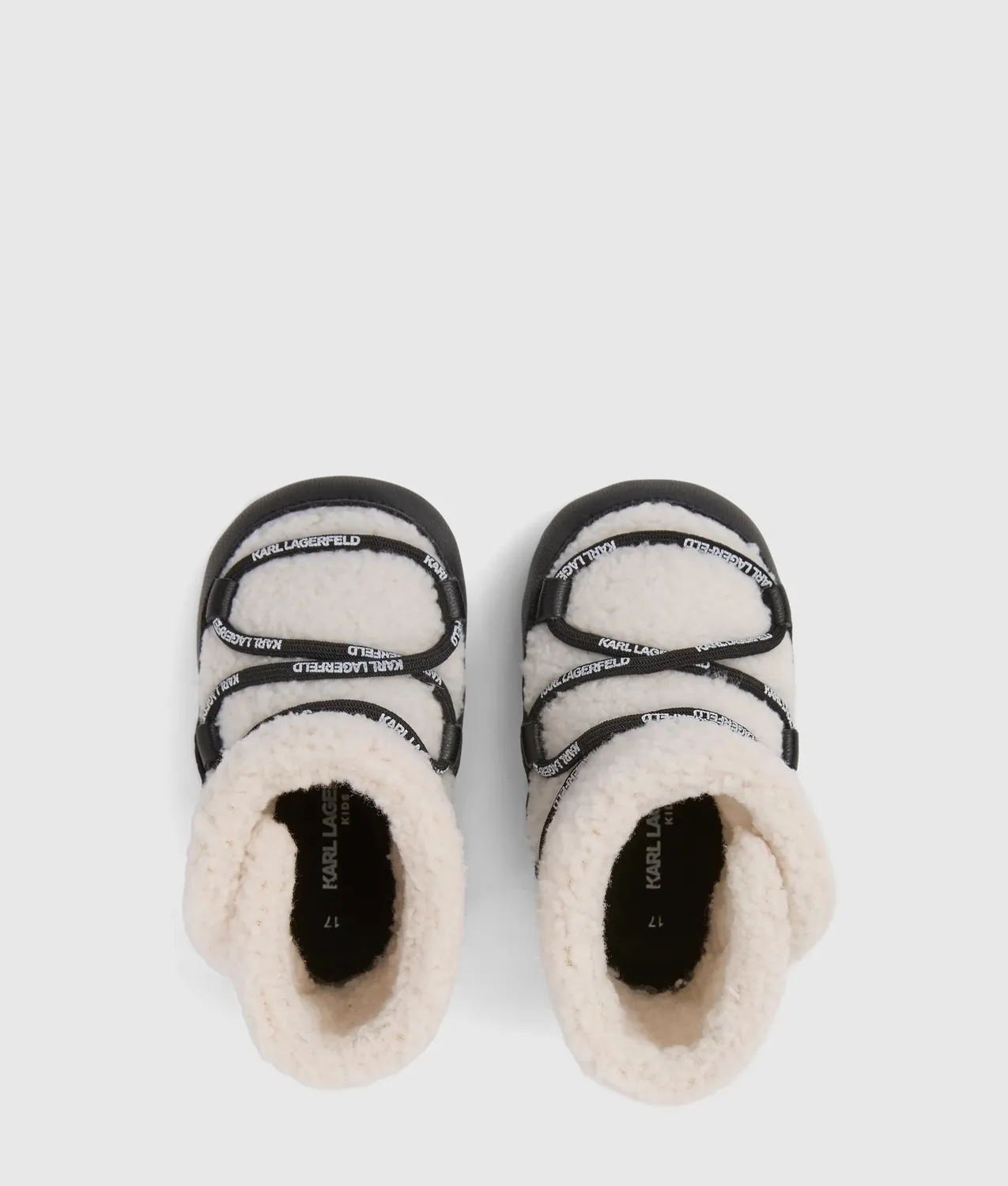 Karl Lagerfeld Baby Booties Fell Krabbelschuhe