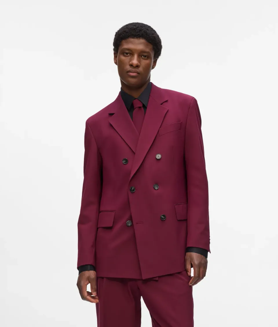 Karl Lagerfeld Blazer zweireihig tailliert Logo-Detail