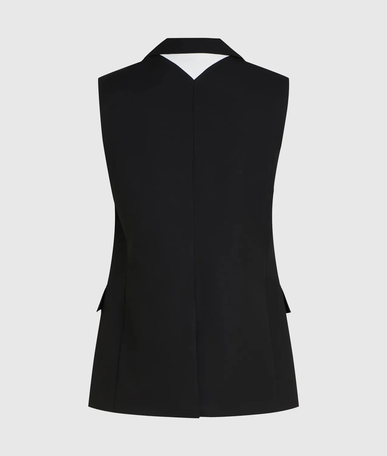 Karl Lagerfeld Tailored Gilet Weste schwarz-weiß Damen