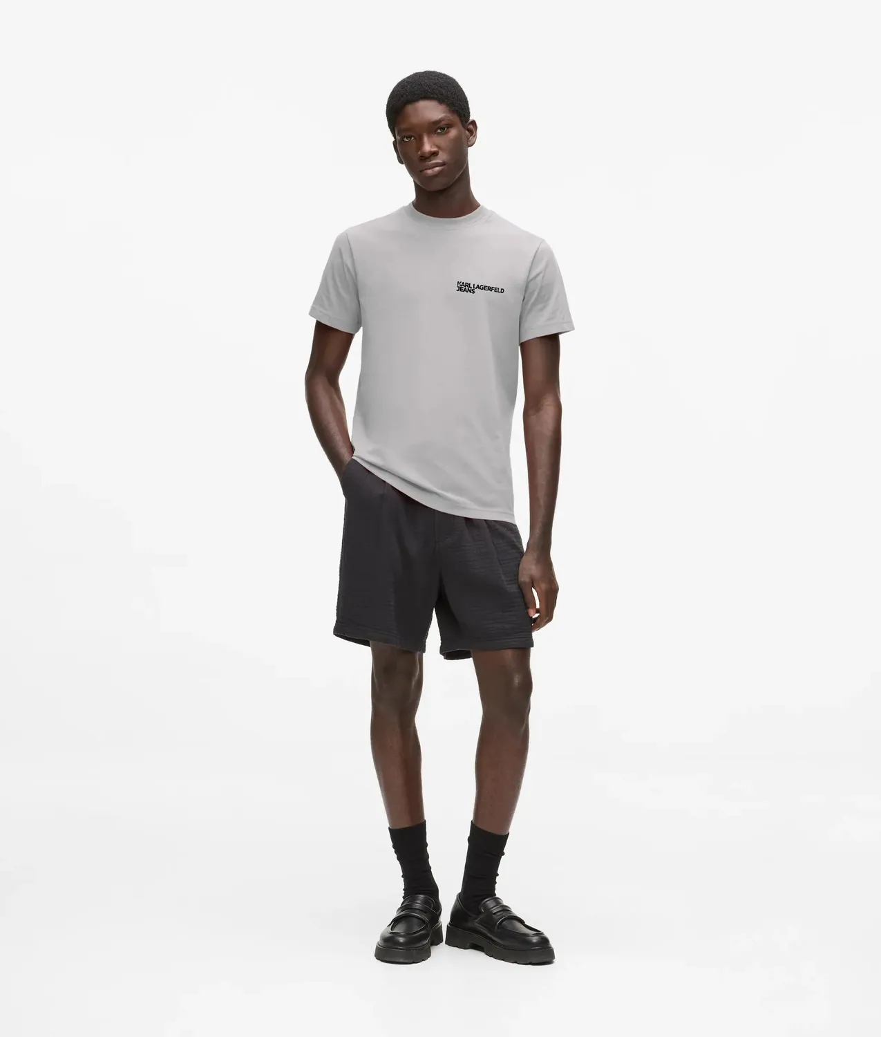 Karl Lagerfeld Jeans Slim-fit T-Shirt Bio-Baumwolle