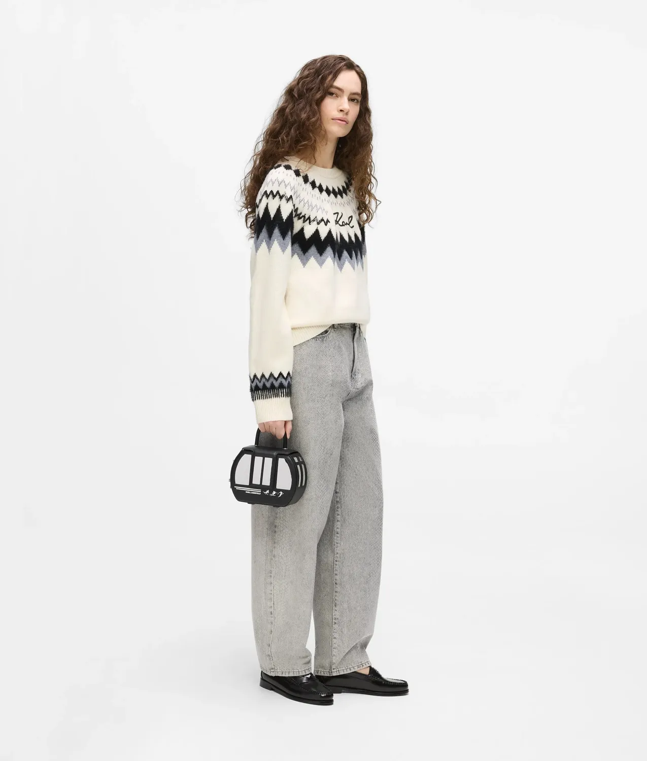 Karl Lagerfeld Ikon Gondola Top-Handle Henkeltasche