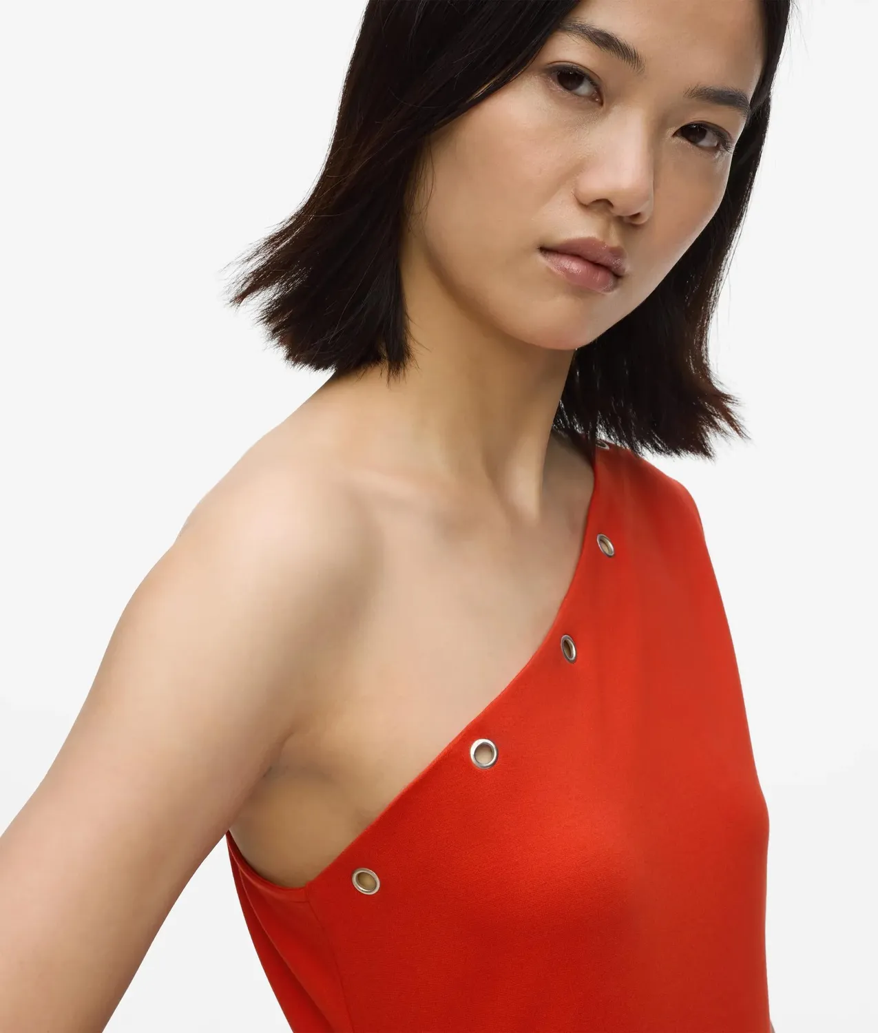 Karl Lagerfeld One-Shoulder Kleid figurbetont