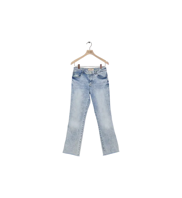 Mos Mosh MMAshley Evita Jeans Blau 27 High-Waist Flare