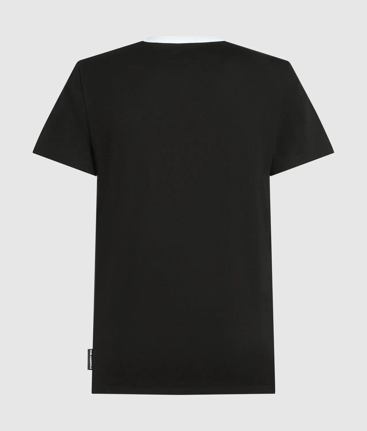 Karl Lagerfeld Monogram Slim T-Shirt mit Stickerei