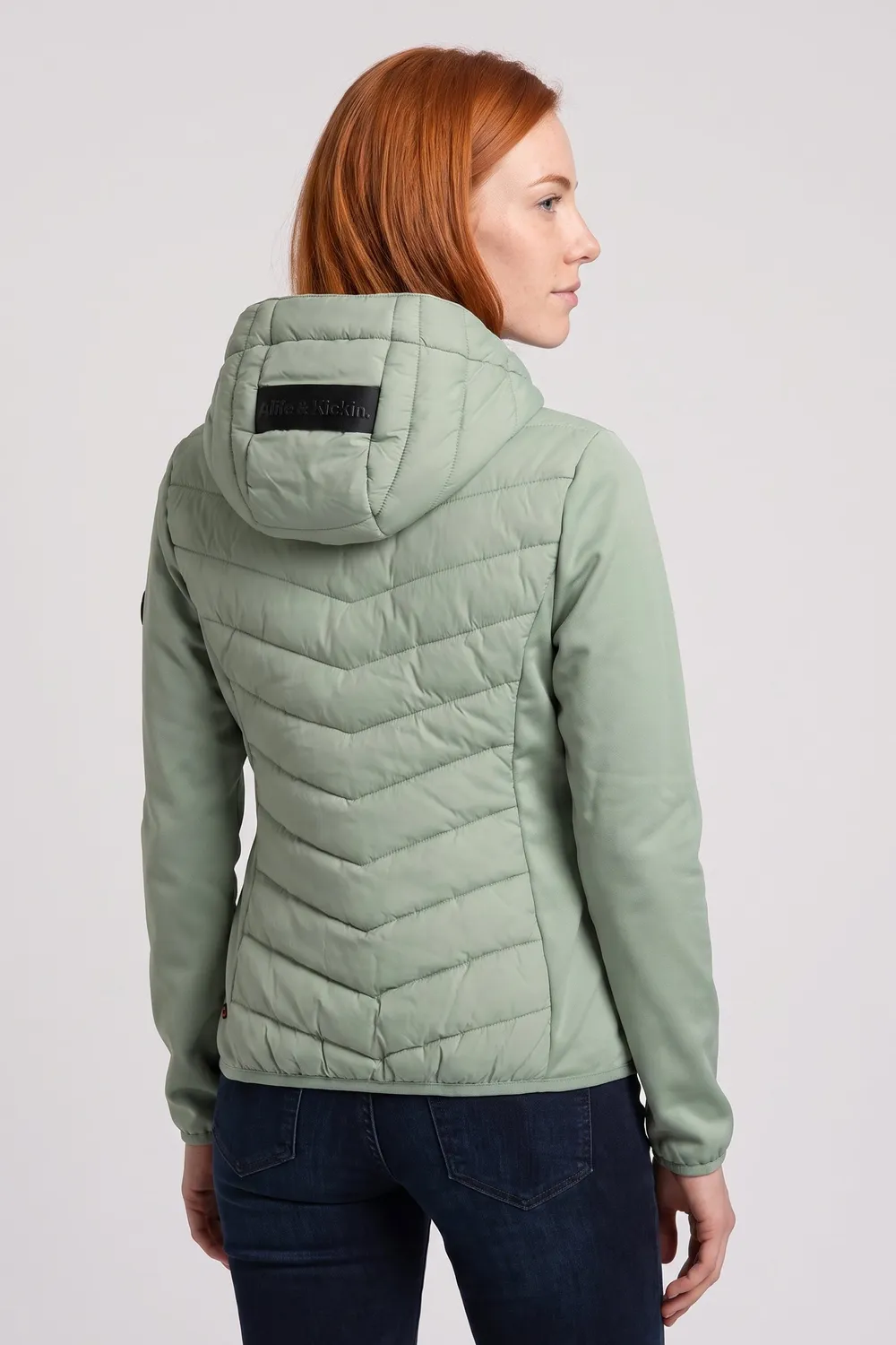 Alife & Kickin ZeliaAK A Hybrid Jacke Hellgrün kurz