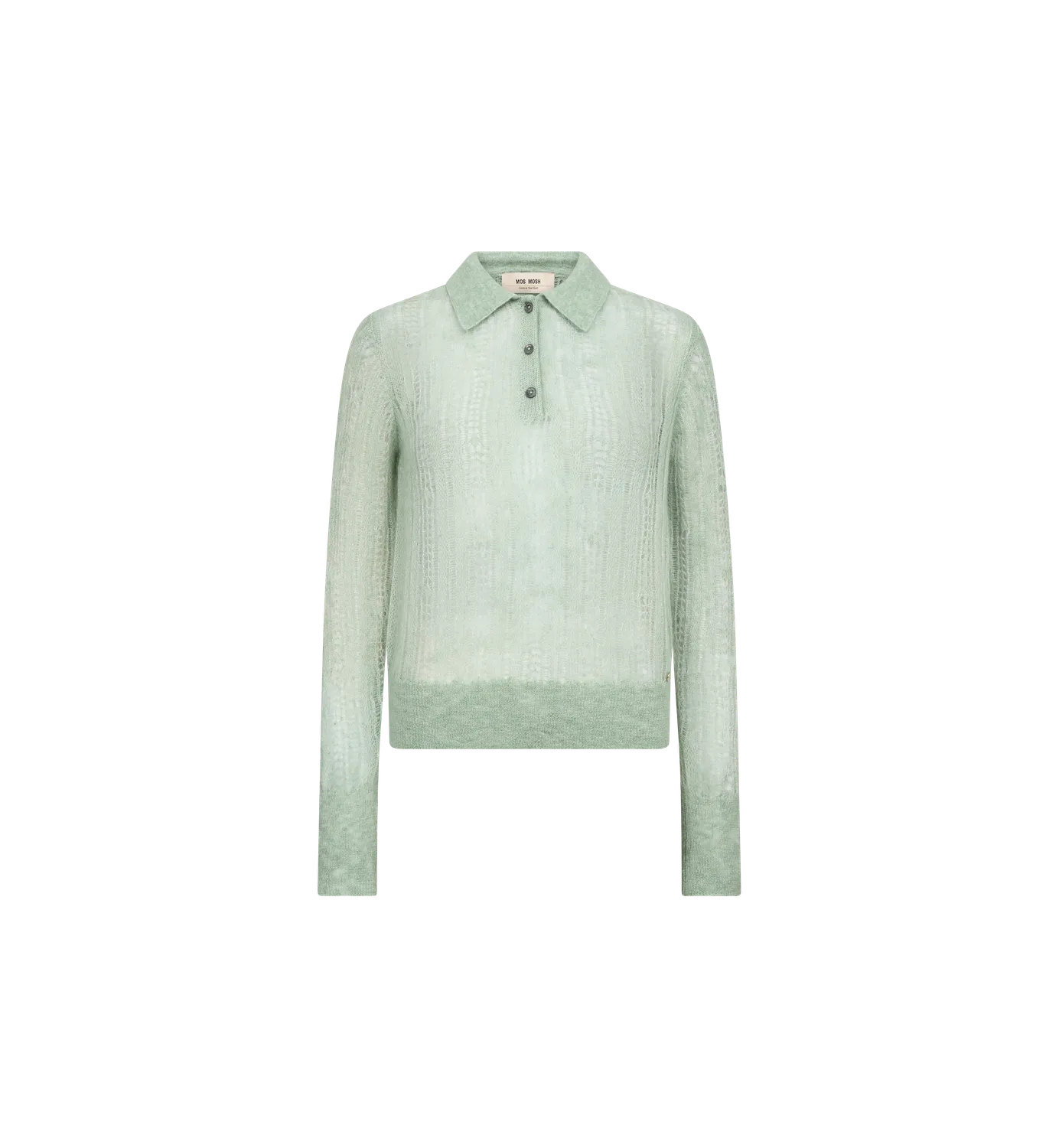 Mos Mosh MMIlma Knit Strickpullover Frosty Green