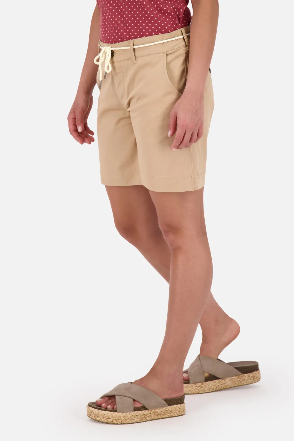 Alife & Kickin JulesAK A Shorts Beige Bio-Baumwolle