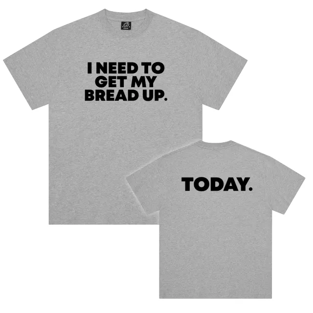 Corteiz Reminder T-Shirt Heather Grey Baumwolle