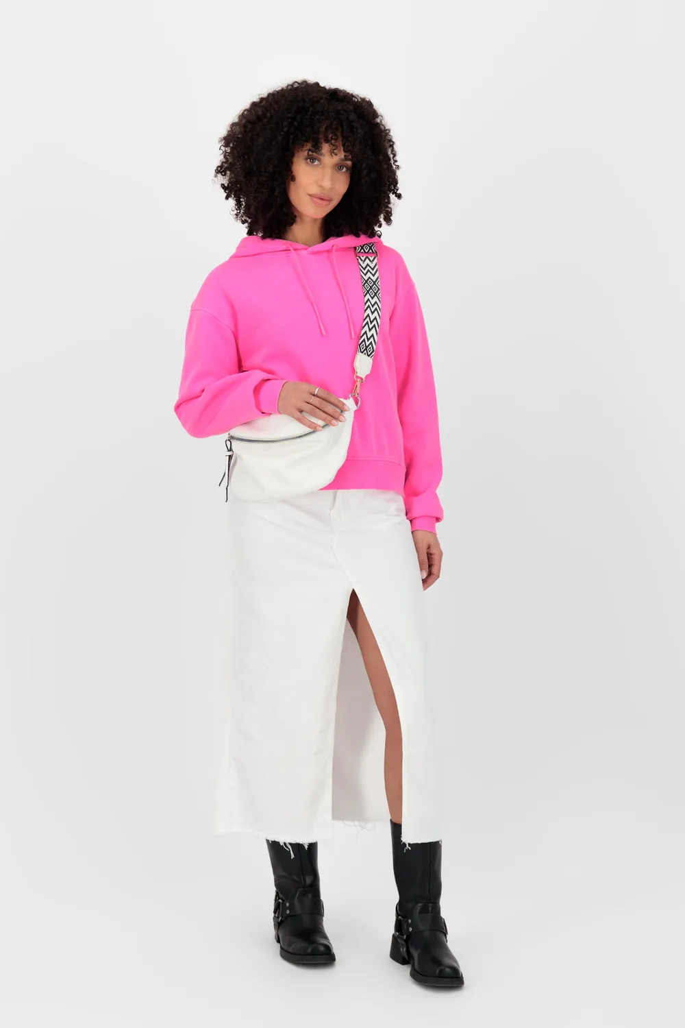 Alife & Kickin ThaneeAK A Hoodie Damen Pink schmal