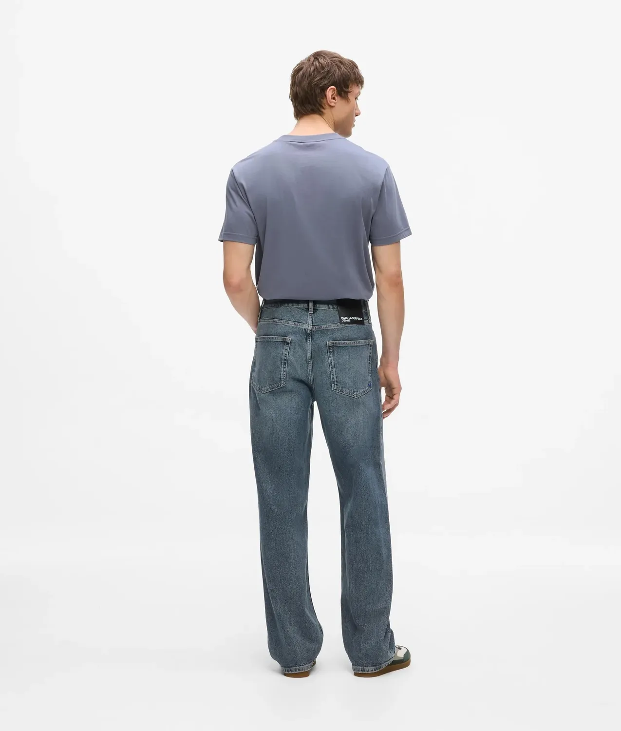 Karl Lagerfeld KL Jeans Baggy Tinted Jeans blau rigid