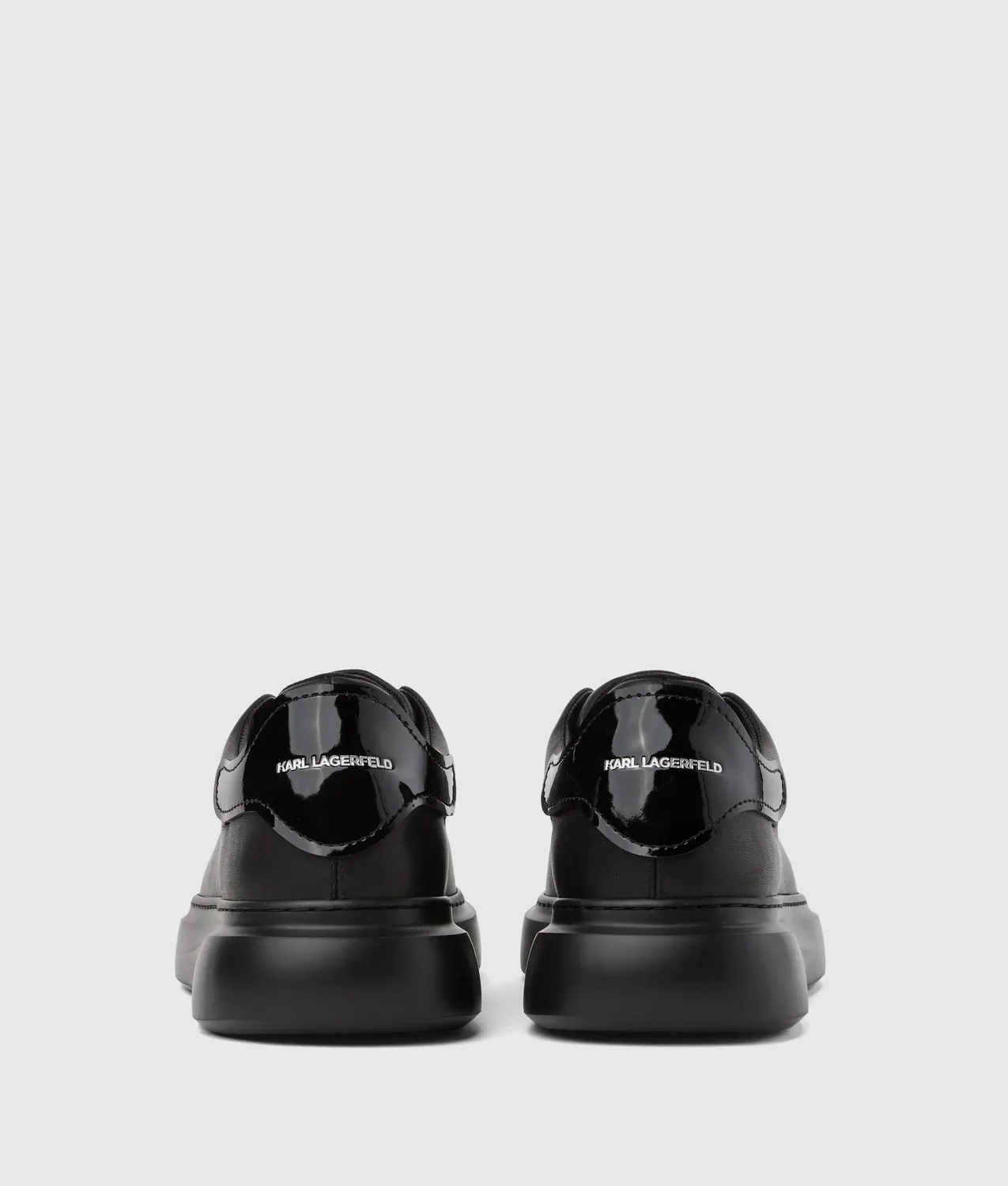 Karl Lagerfeld Ikon Kore Sneaker Leder Glanz-Akzente
