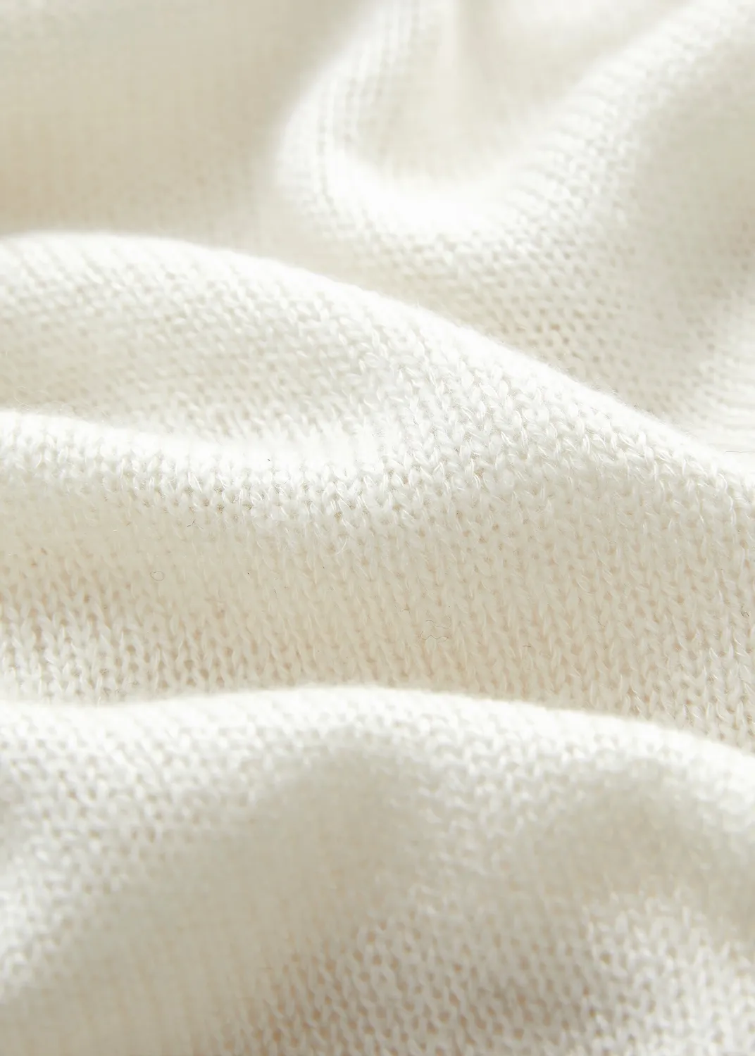 Senatex Bindegürtel Cardigan Cream mit Lurex offen