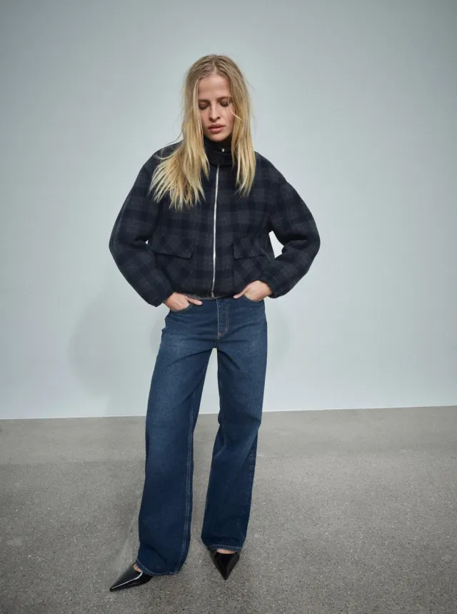 Mos Mosh MMRelee Buckle Jeans Dunkelblau Straight