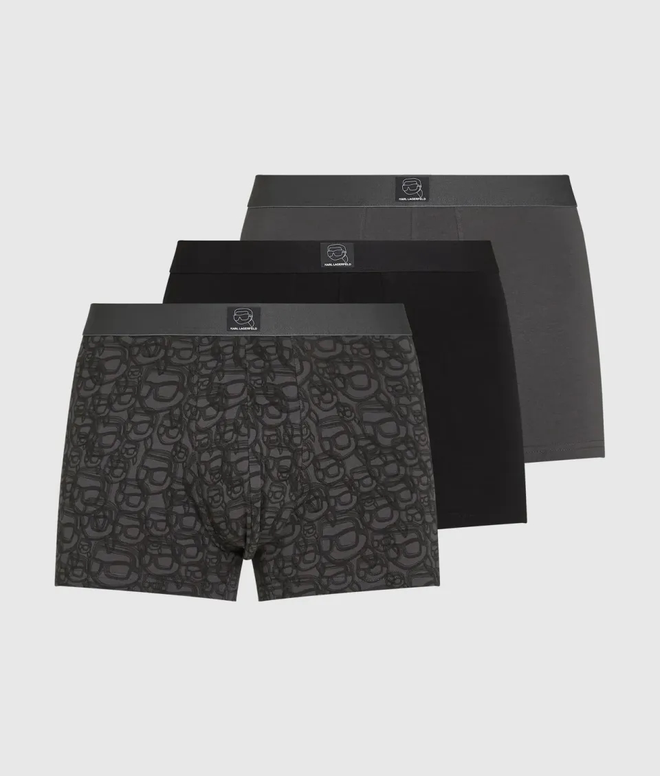 Karl Lagerfeld Ikon Trunks Boxershorts 3er-Pack