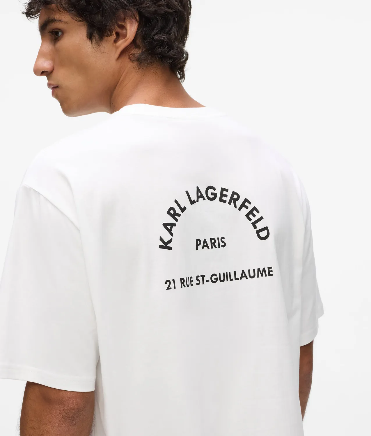 Karl Lagerfeld Rue St-Guillaume Relaxed T-Shirt Bio-Baumwolle
