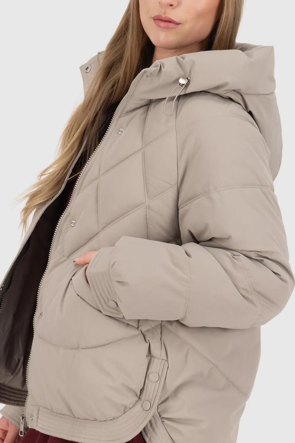 Alife & Kickin HedwigAK A Pufferjacke Grün Winterjacke vegan