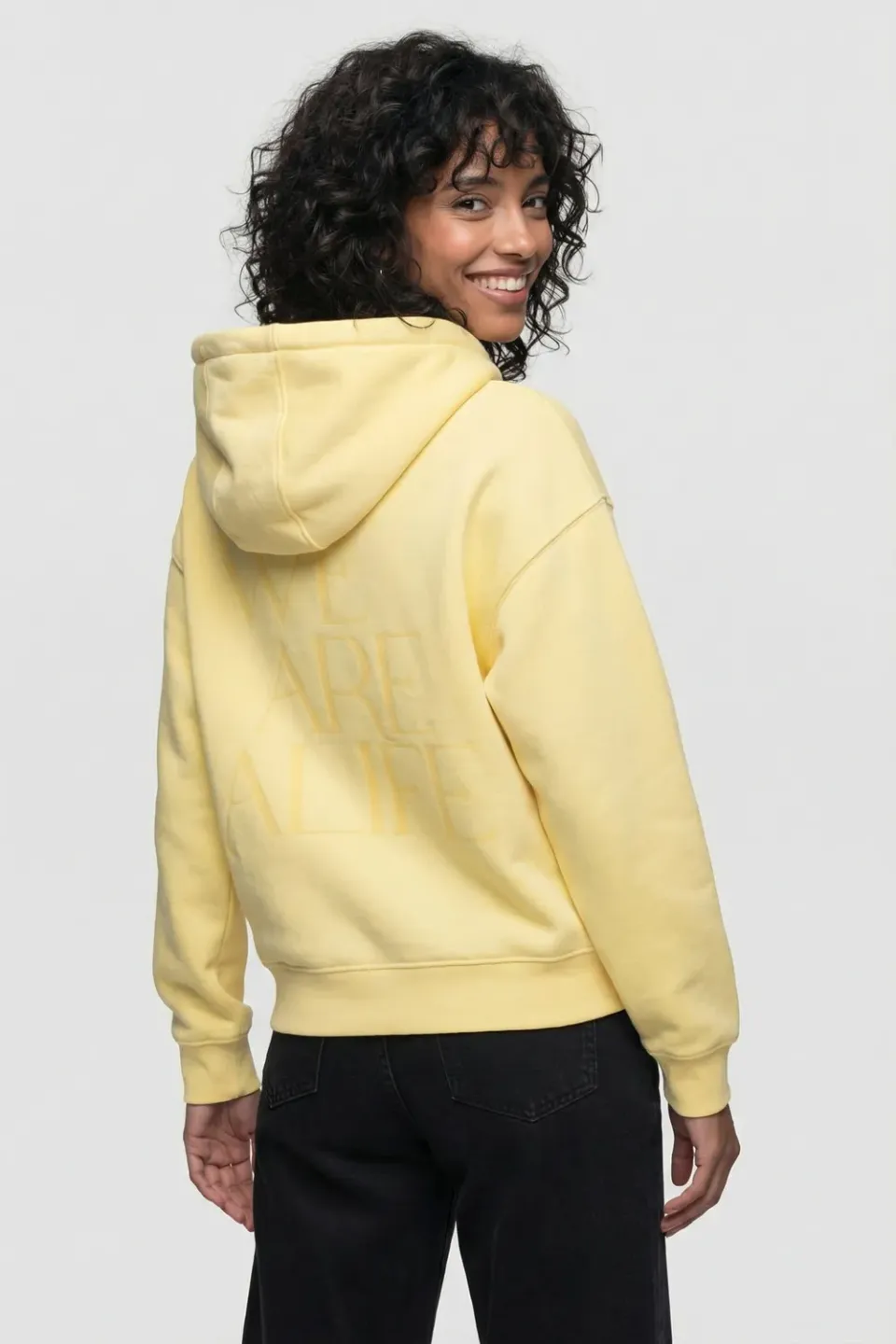 Alife & Kickin LivAK Sweatjacke Elegance Gelb kurz