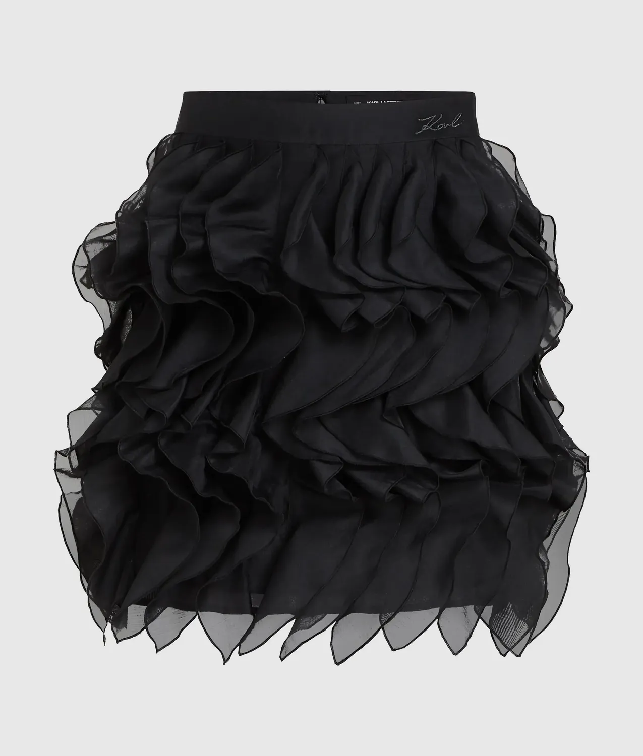 Karl Lagerfeld Organza Rüschen Minirock Gr 4