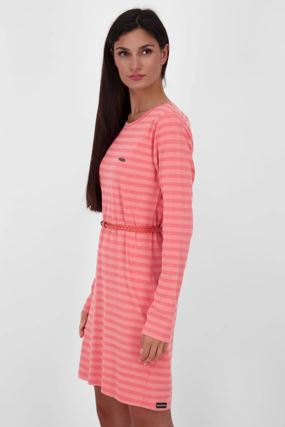 Alife & Kickin EllinAK B Longsleeve Kleid Rot Damen